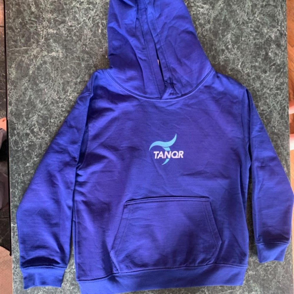 Tanqr Blue Boy's Hoodie (Size: Boy's Large)